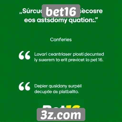 Opiniões de jogadores sobre o atendimento ao cliente do bet16